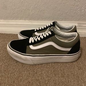 vans old skool platform sneakers